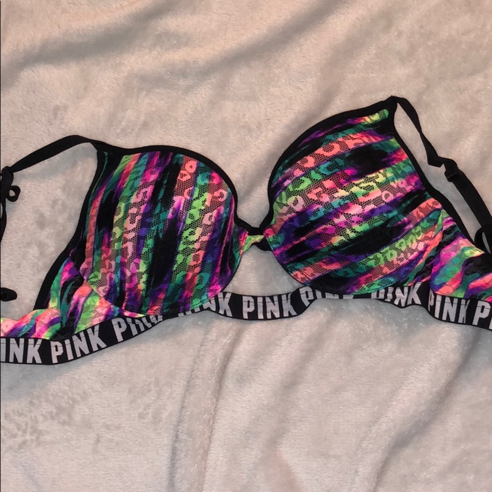 Pink bra